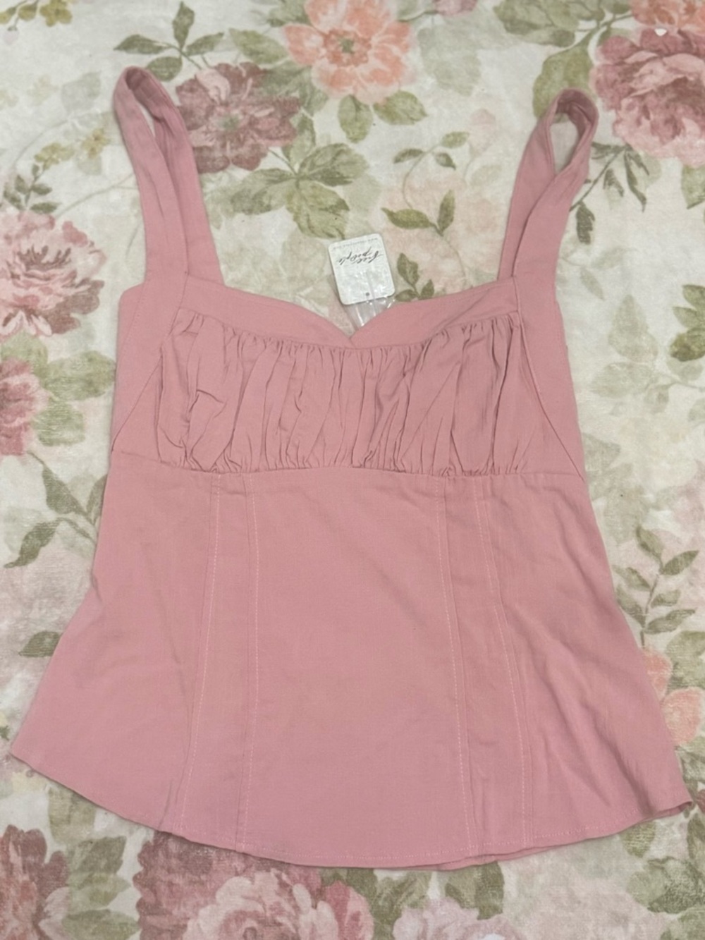 Free People NWT Sasha Corset Babydoll Coquette Top - Picture 4 of 11